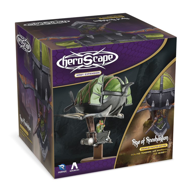 Heroscape: Air Marshal Zed Nesbitt Army Expansion Painted Edition 3D