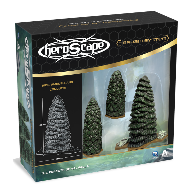Heroscape: Forests of Valhalla Terrain Expansion 3D