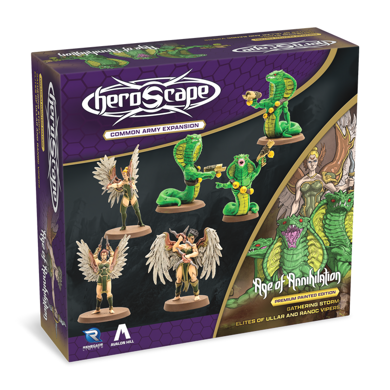 Heroscape: Elites of Ullar & Ranoc Vipers Common Army Expansion Painted 3D