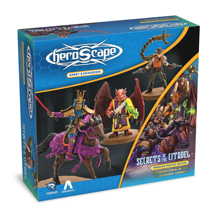Heroscape: Crooked Crew of the Clockwork Combine Army Expansion Painted 3D