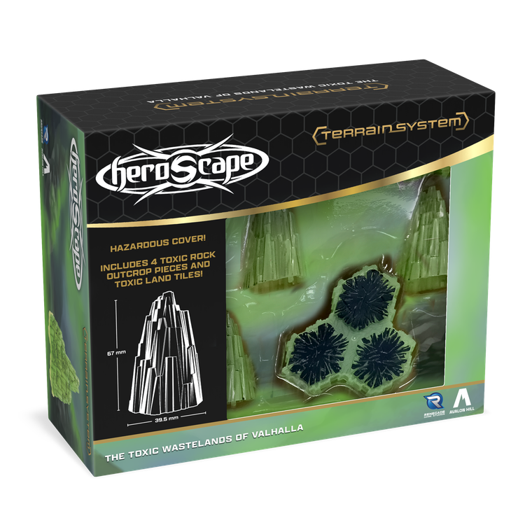 Heroscape: Toxic Wastelands of Valhalla Terrain Expansion 3D