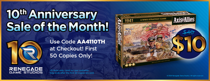 Flash Sale! Get Axis & Allies: 1941 for just $10!