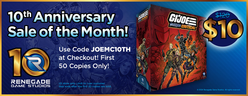 Flash Sale! Get G.I. JOE Mission Critical for just $10! 
