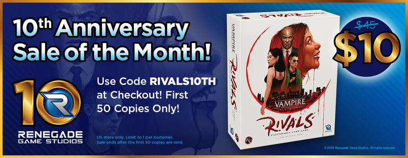 Flash Sale! Get the Vampire: The Masquerade Rivals Core Set for just $10!