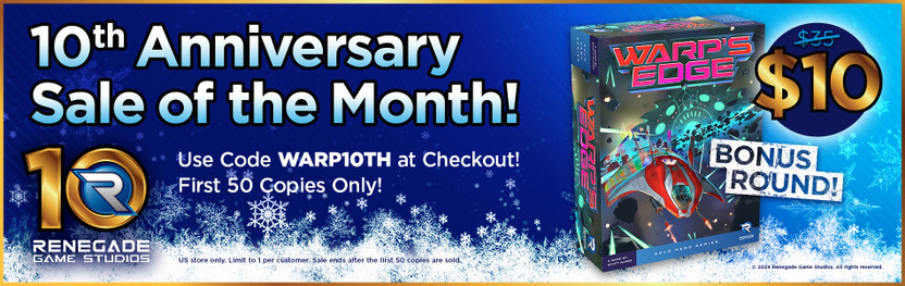 FLASH SALE BONUS ROUND: Get Warp's Edge For Just $10! 