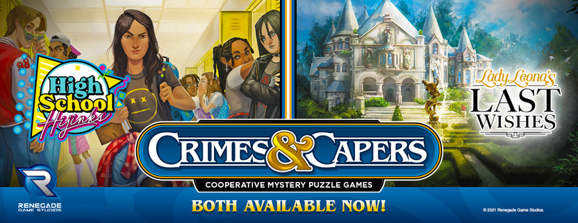 Help Solve the Mystery - Crimes & Capers Available at Gen Con!