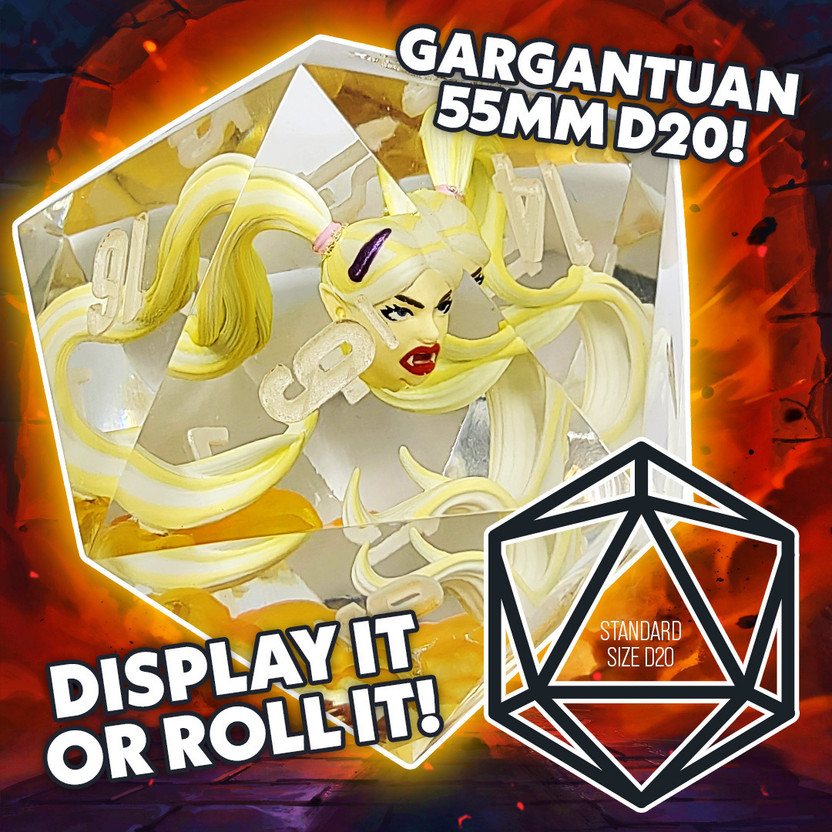Pre-Order the Samantha Oversized d20! 