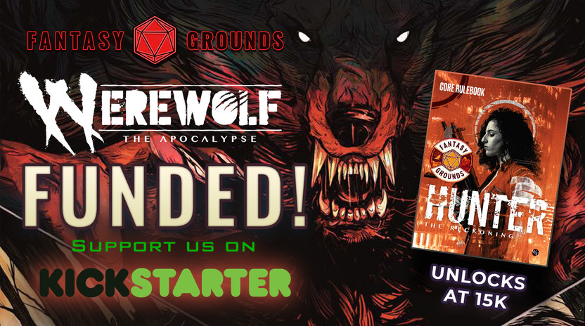 Fantasy Grounds Brings Werewolf: The Apocalypse to the Digital Space