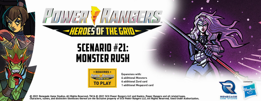 Power Rangers: Heroes of the Grid Scenario #21 - Monster Rush!