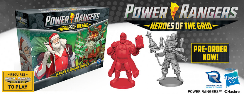 Announcing The Santa vs. Heximas Holiday Pack for Power Rangers: Heroes of the Grid!