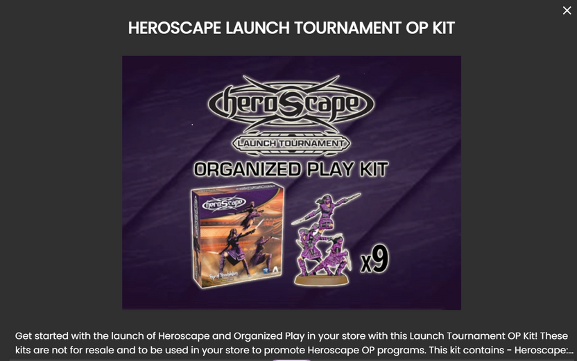 Heroscape Organized Play Kits Now Available Through the Heroscape Battle Network