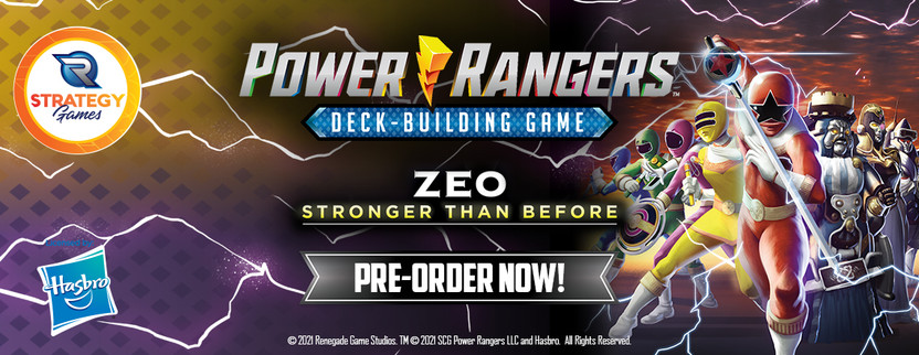 Announcing Power Rangers Deck-Building Game Zeo: Stronger Than Before!