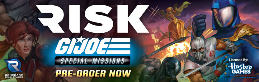 Command Cobra and Joe Leaders in RISK G.I. JOE: Special Missions!
