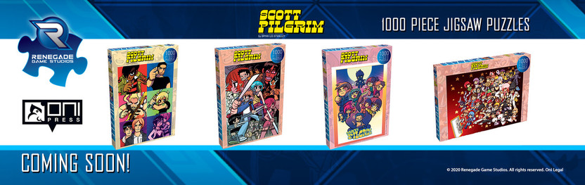 ANNOUNCING FOUR SCOTT PILGRIM PUZZLES