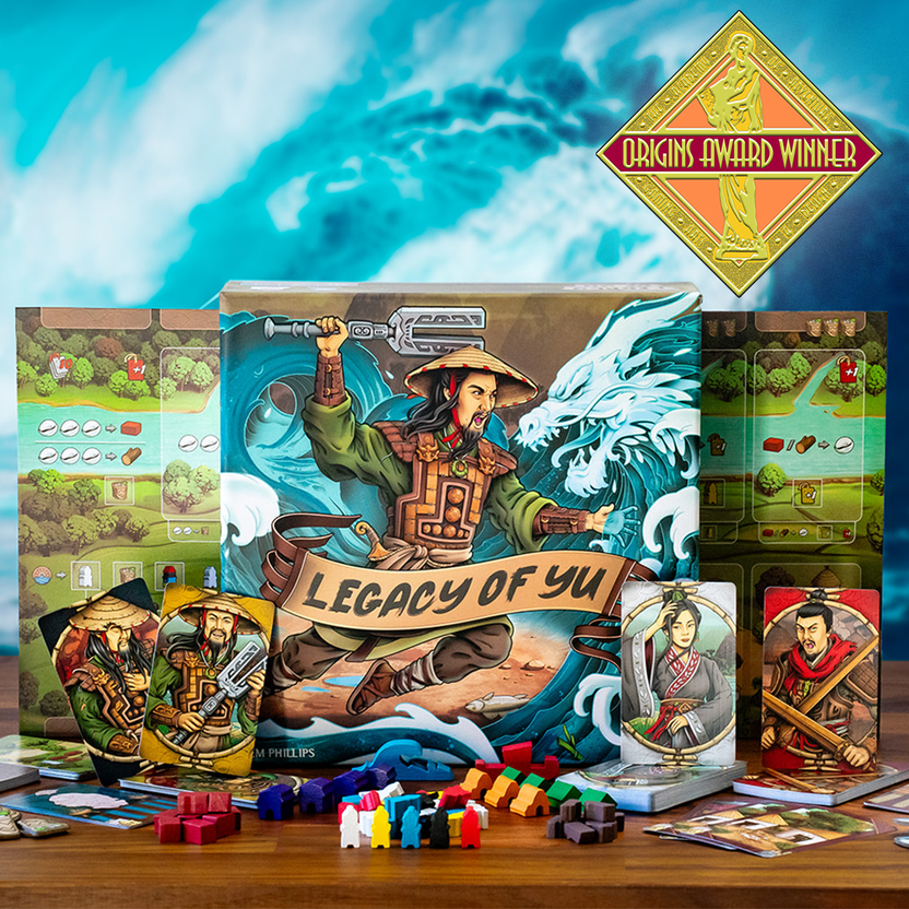 Legacy of Yu Wins the Origins Award for Best Solo Game!