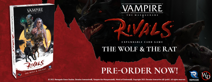 Announcing The Wolf & The Rat - The Second Expansion for Vampire: The Masquerade Rivals