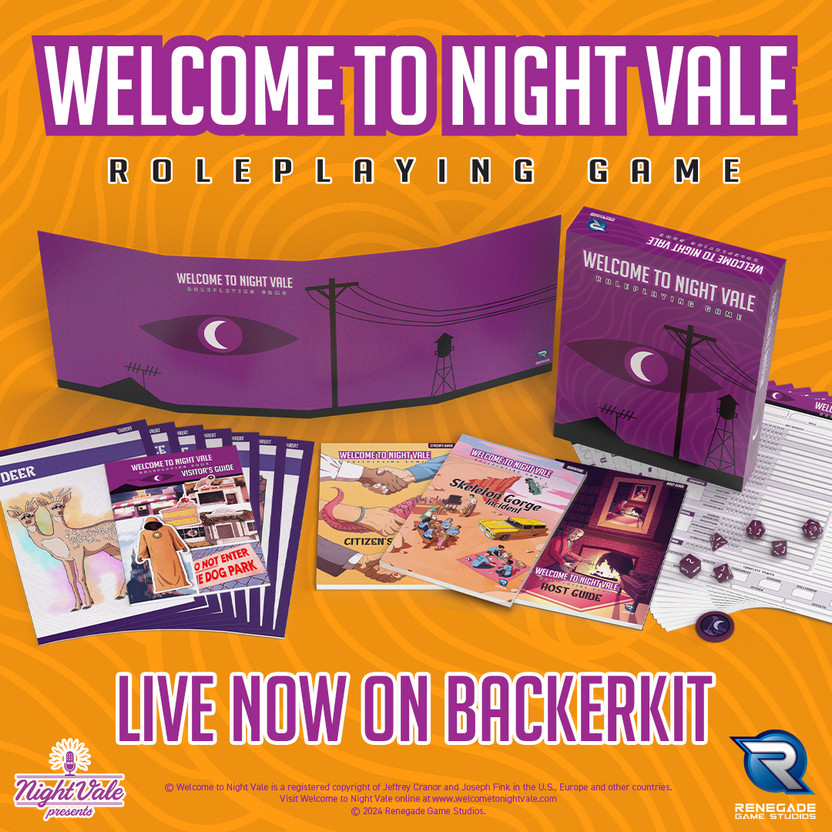 BackerKit Crowdfunding Campaign for the Welcome to Night Vale Roleplaying Game Now Live!