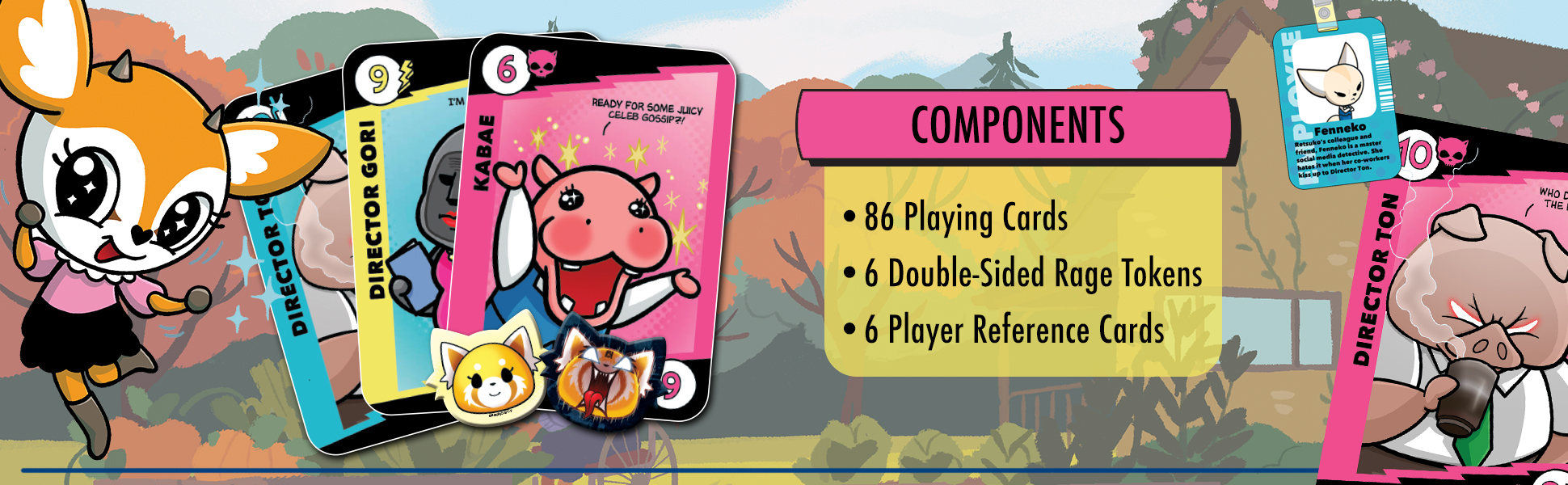 Aggretsuko Work/Rage Balance - Renegade Game Studios