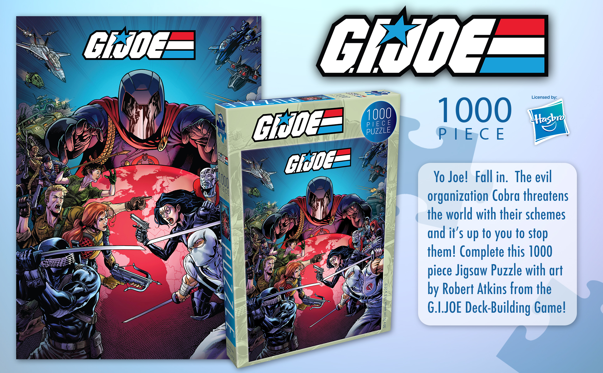 送料無料G.I. JOE Jigsaw Puzzles #1 (1000 Pieces)並行輸入 : Renegade Puzzle: G.I. Joe Jigsaw Puzzle #1 1000pc