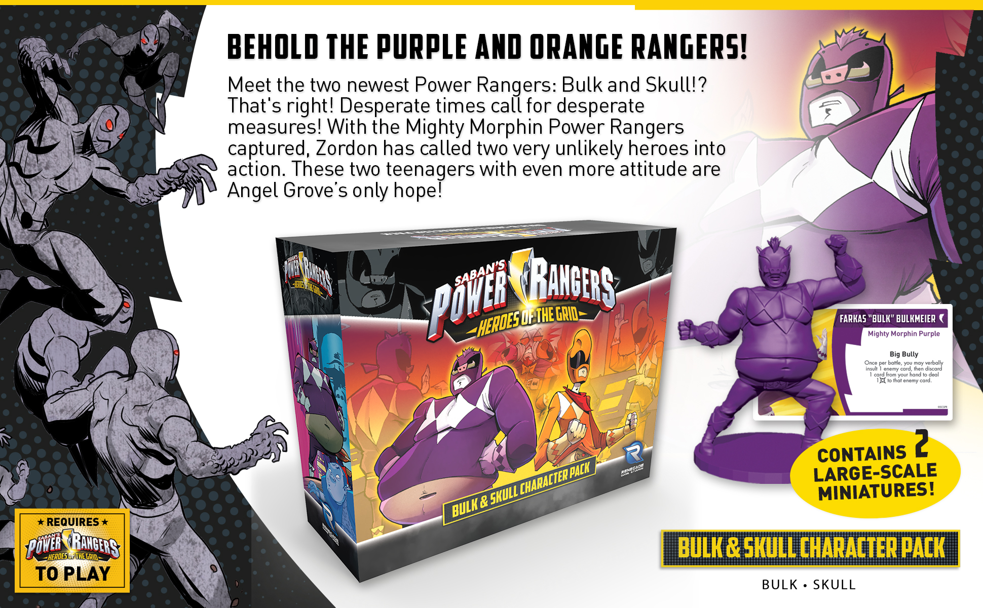 Power Rangers: Heroes of the Grid Bulk and Skull Expansion