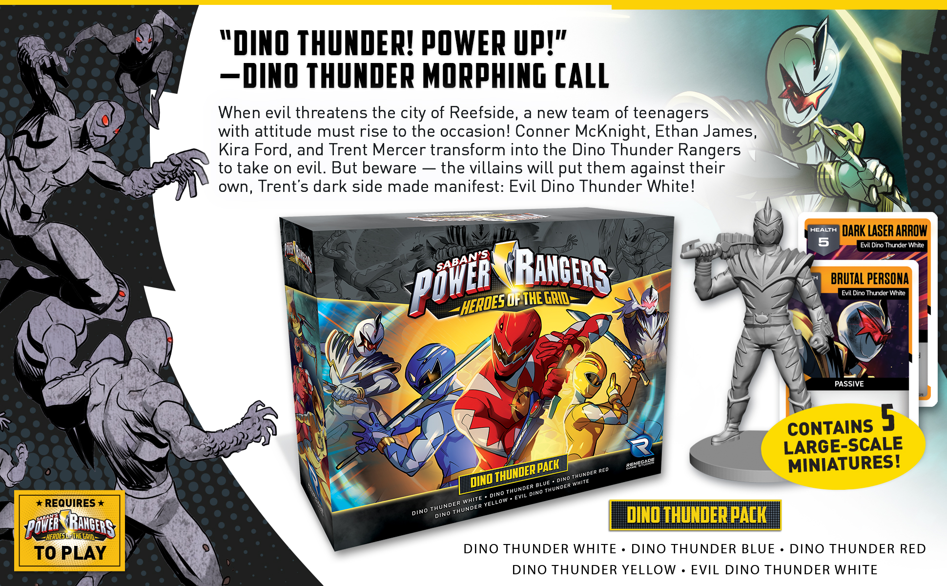 Power Rangers Heroes of the Grid Dino Thunder Pack