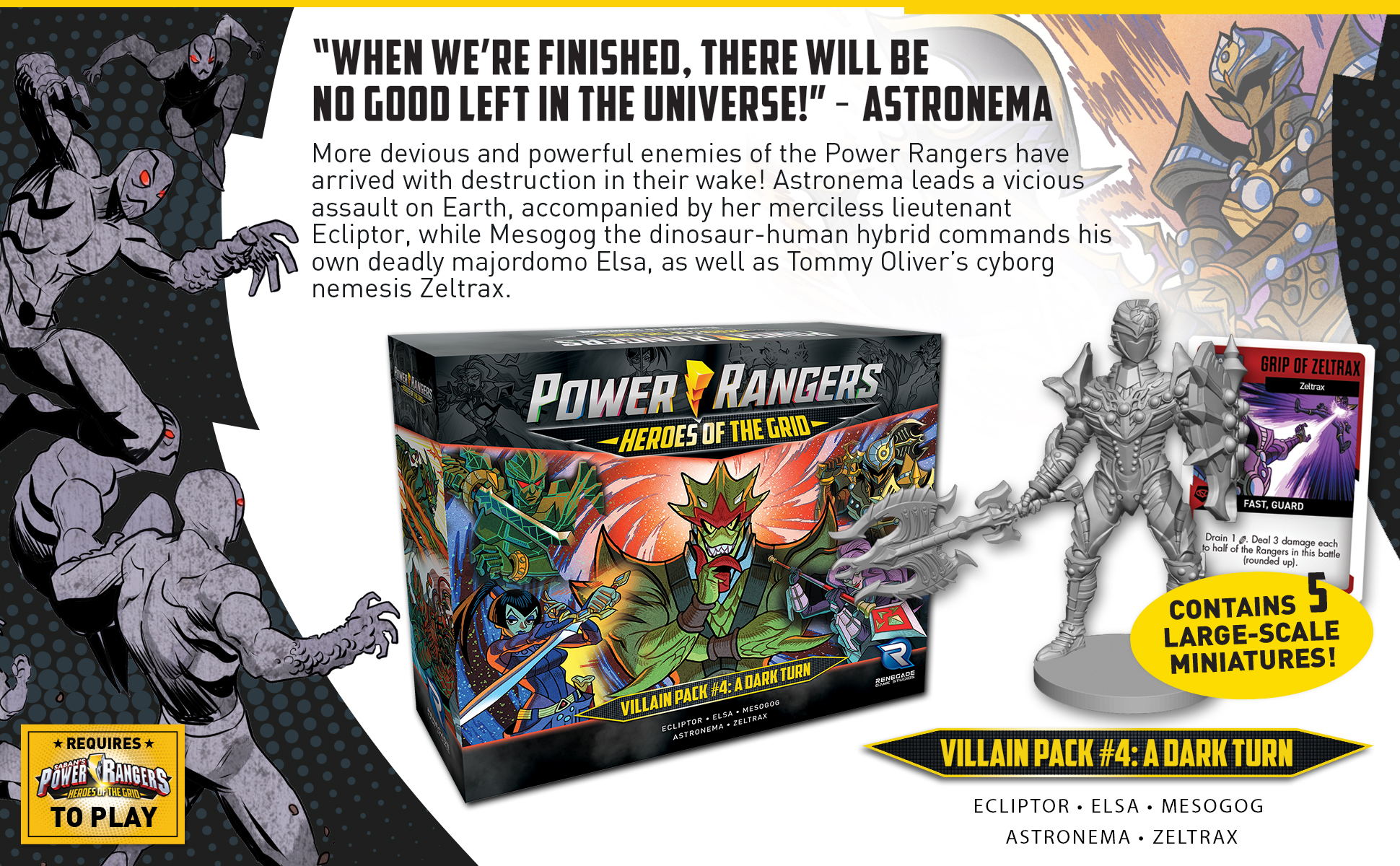 Power Rangers Heroes of the Grid Villain Pack #4