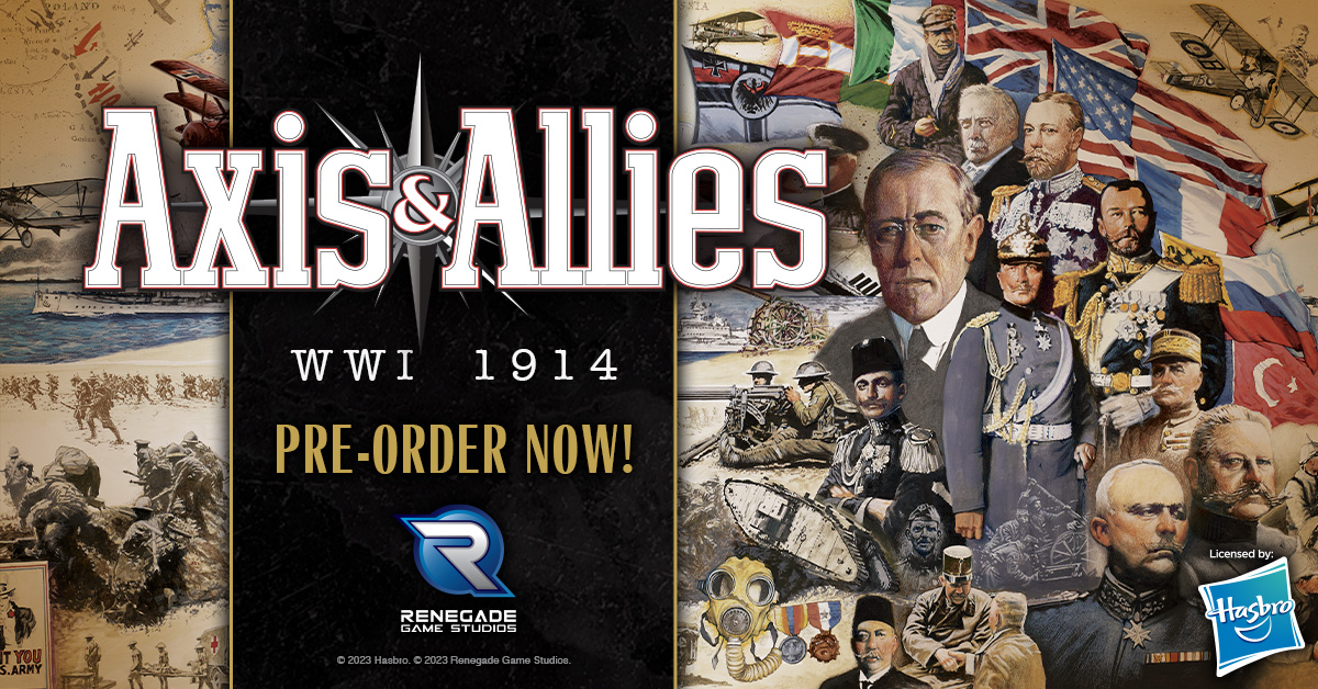 Renegade Game Studios Announces New Printing of Axis & Allies