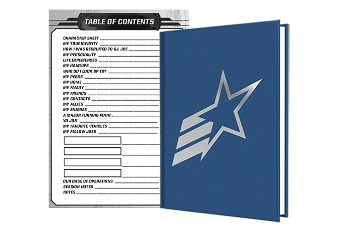 G.I. JOE Roleplaying Game Expanded Character Journal Preview - Renegade ...