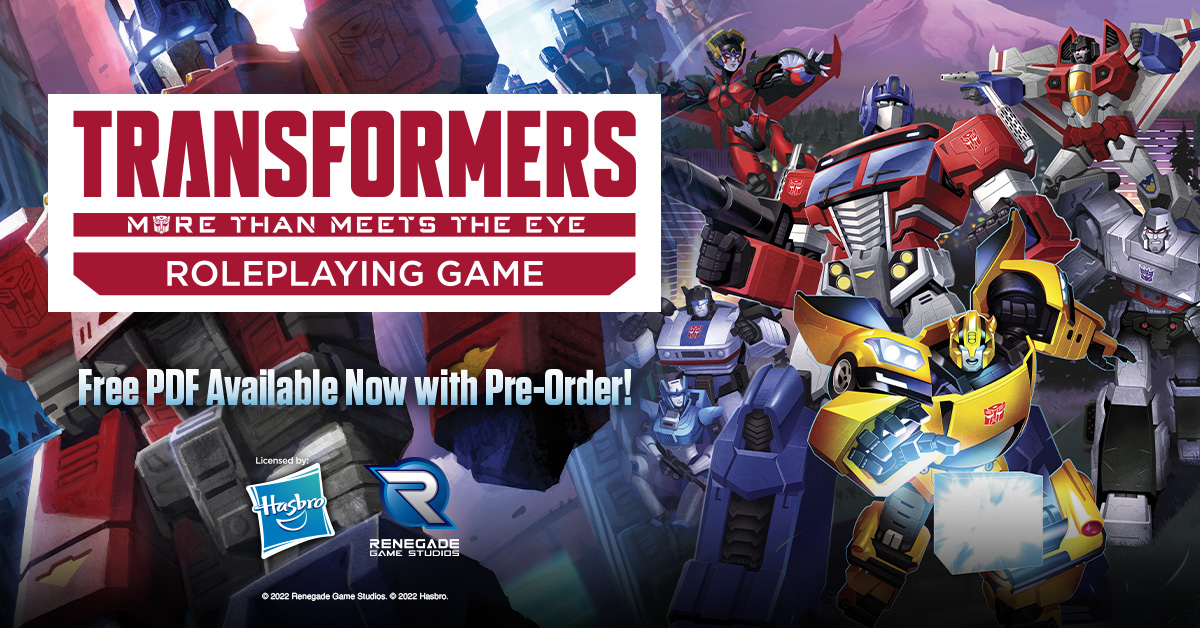 Transformers Roleplaying Game Character Creation Competition Renegade