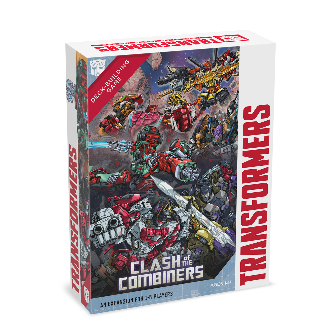 Transformers Deck-Building Game Clash of the Combiners 3D Box