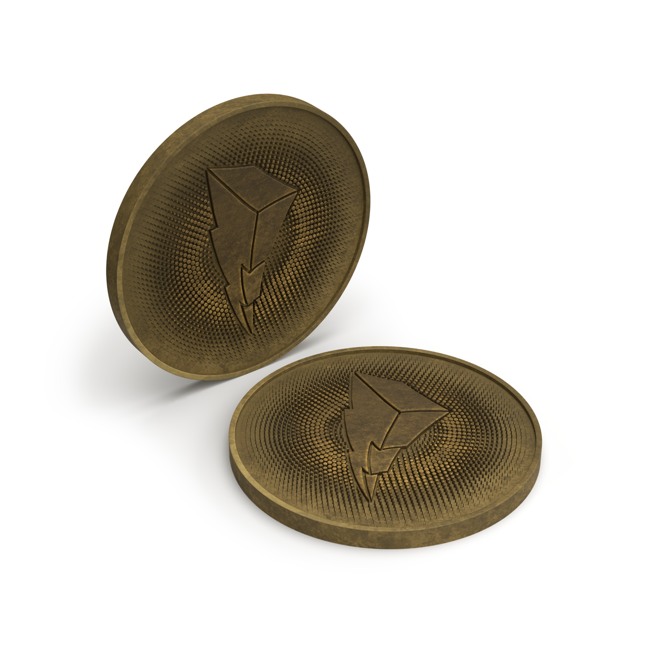 Power Rangers: Heroes of the Grid Metal Lead Ranger Token