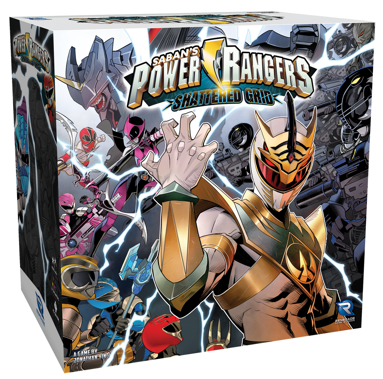 Power Rangers: Heroes of the Grid Shattered Grid Expansion 3d box