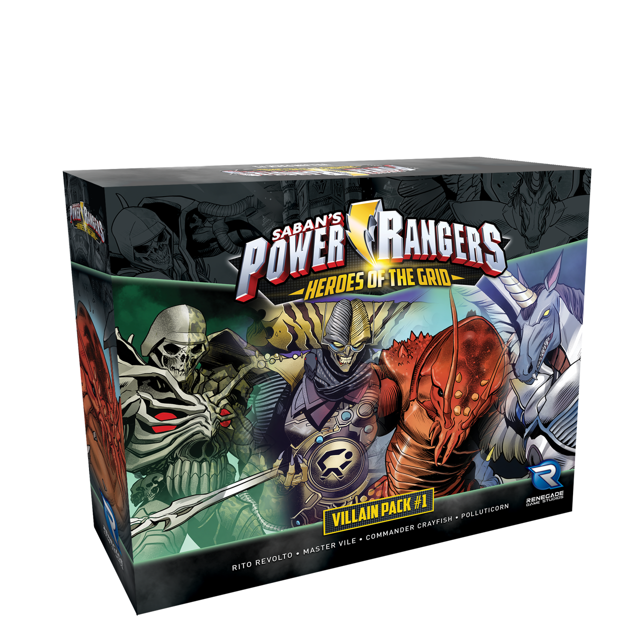 Power Rangers: Heroes of the Grid Villain Pack #1 3d box