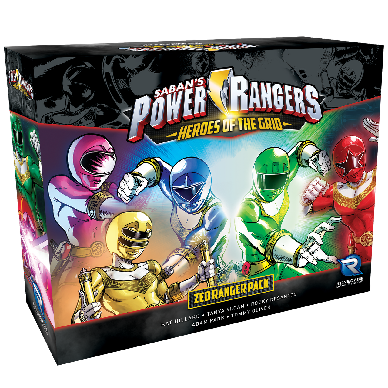 Power Rangers: Heroes of the Grid Zeo Ranger Pack 3d box