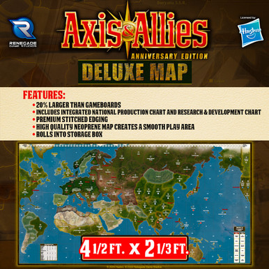 Axis & Allies: Anniversary Edition Deluxe Map