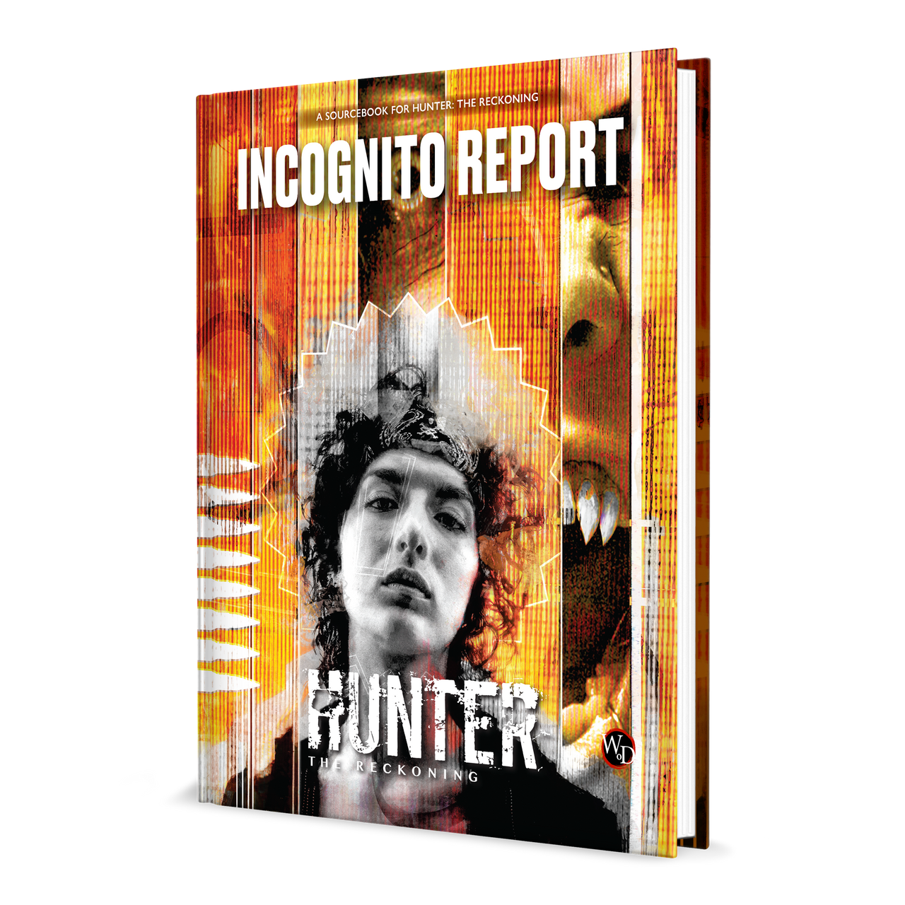Hunter: The Reckoning 5th Edition Roleplaying Game Incognito Report Sourcebook 3D