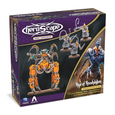 Heroscape: Revna's Rebuke: Iron Lich Viscerot and Necrotech