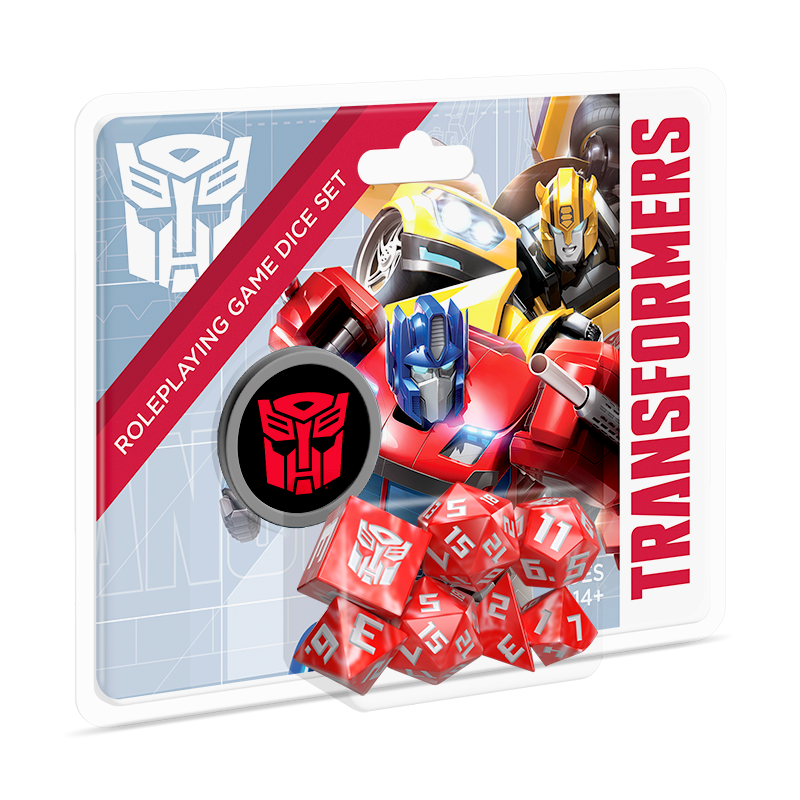 Transformers Roleplaying Game Dice Set 3D