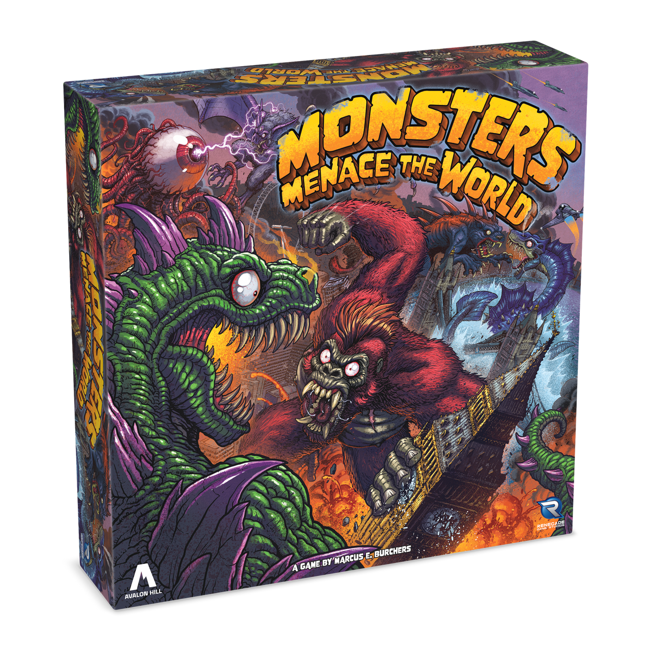 Monsters Menace The World 3D