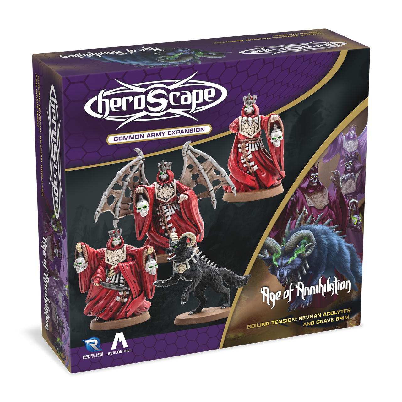 Heroscape: Revnan Acolytes & Grave Grim Army Expansion 3D