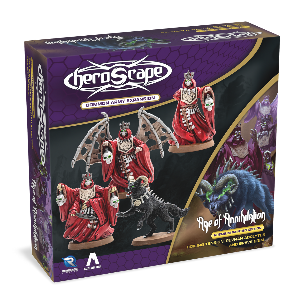 Heroscape: Revnan Acolytes & Grave Grim Army Expansion Painted 3D