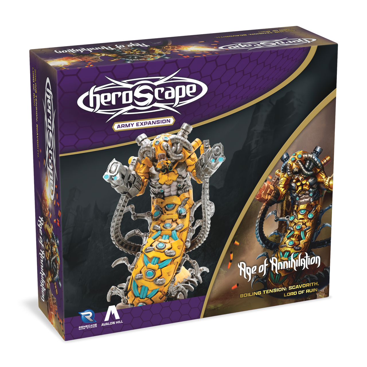 Heroscape: Scavorith Lord of Ruin Army Expansion 3D