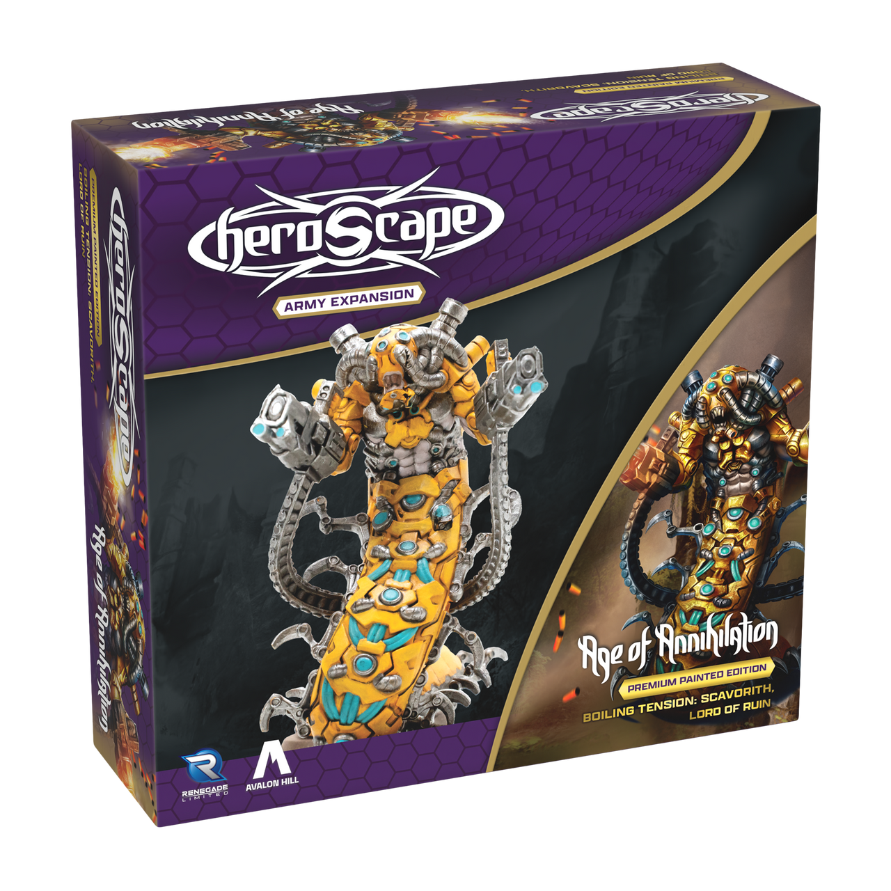 Heroscape: Scavorith Lord of Ruin Army Expansion Painted 3D