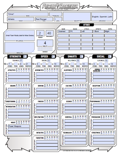 D&D Premade Characters