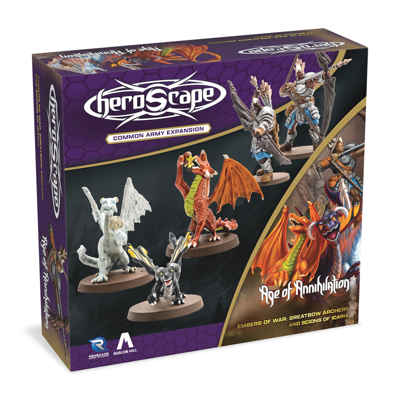 Heroscape: Greatbow Archers & Scions of Icaria Army Expansion 3D