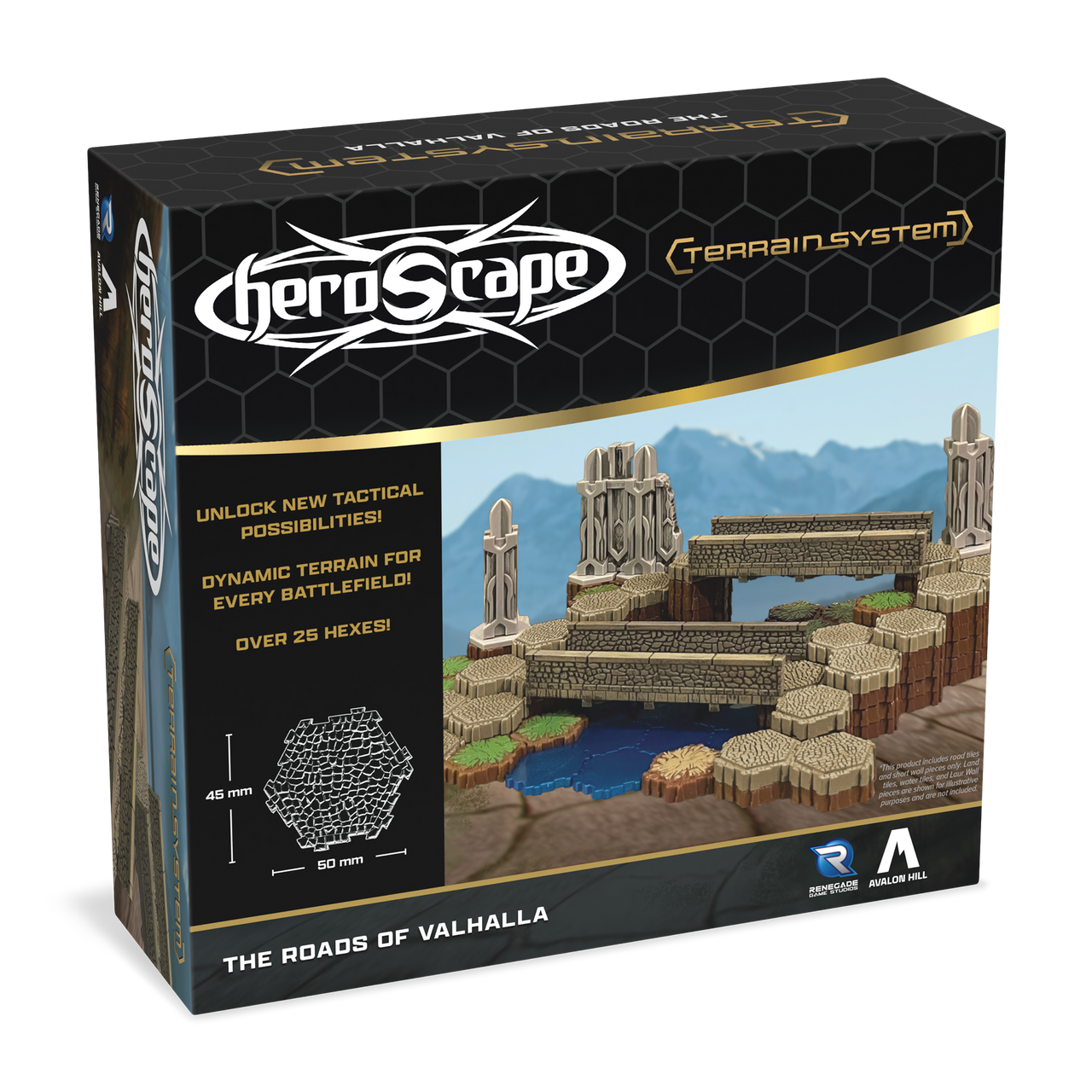 Heroscape: Roads of Valhalla Terrain Expansion 3D