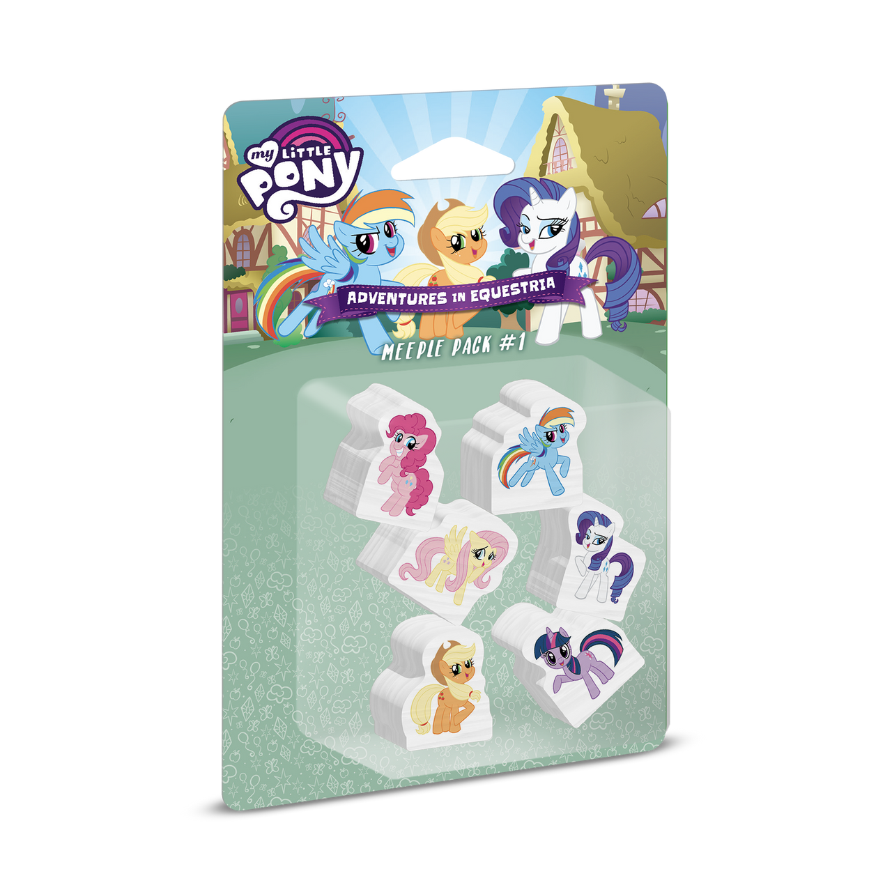 My Little Pony: Adventures in Equestria Deck-Building Game - Meeple Pack #1 3D Box