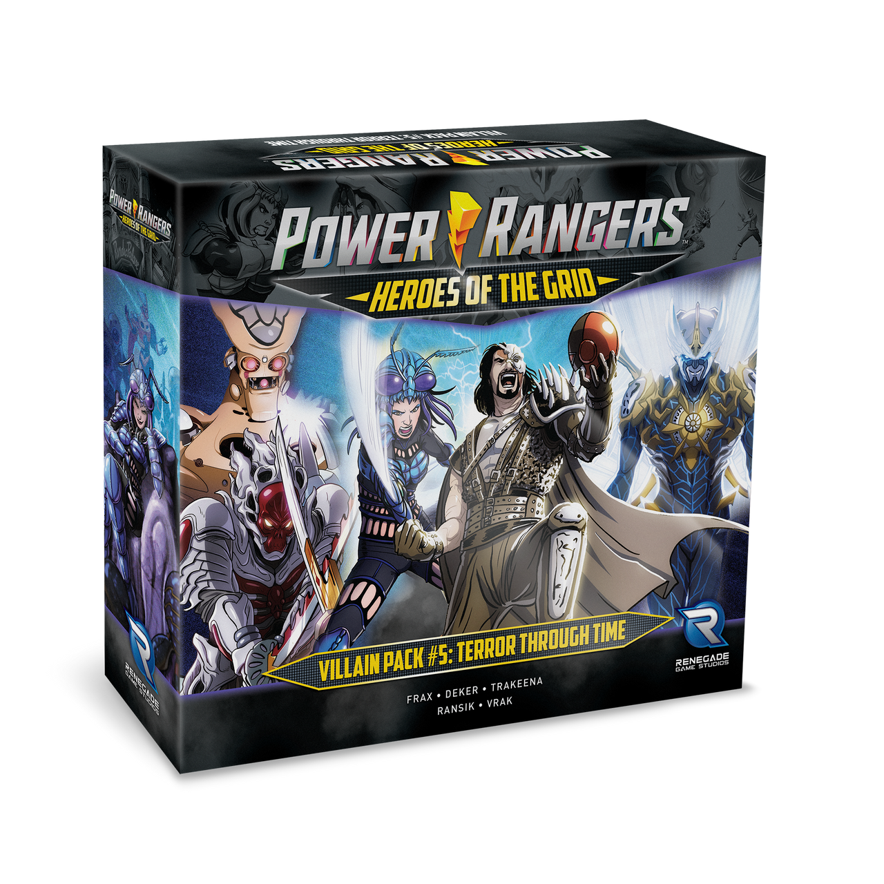 Power Rangers: Heroes of the Grid Terror Through Time Villain Pack #5 3D Box