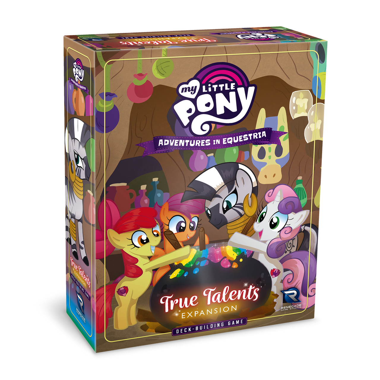 My Little Pony: Adventures in Equestria Deck-Building Game True Talents Expansion 3D Box