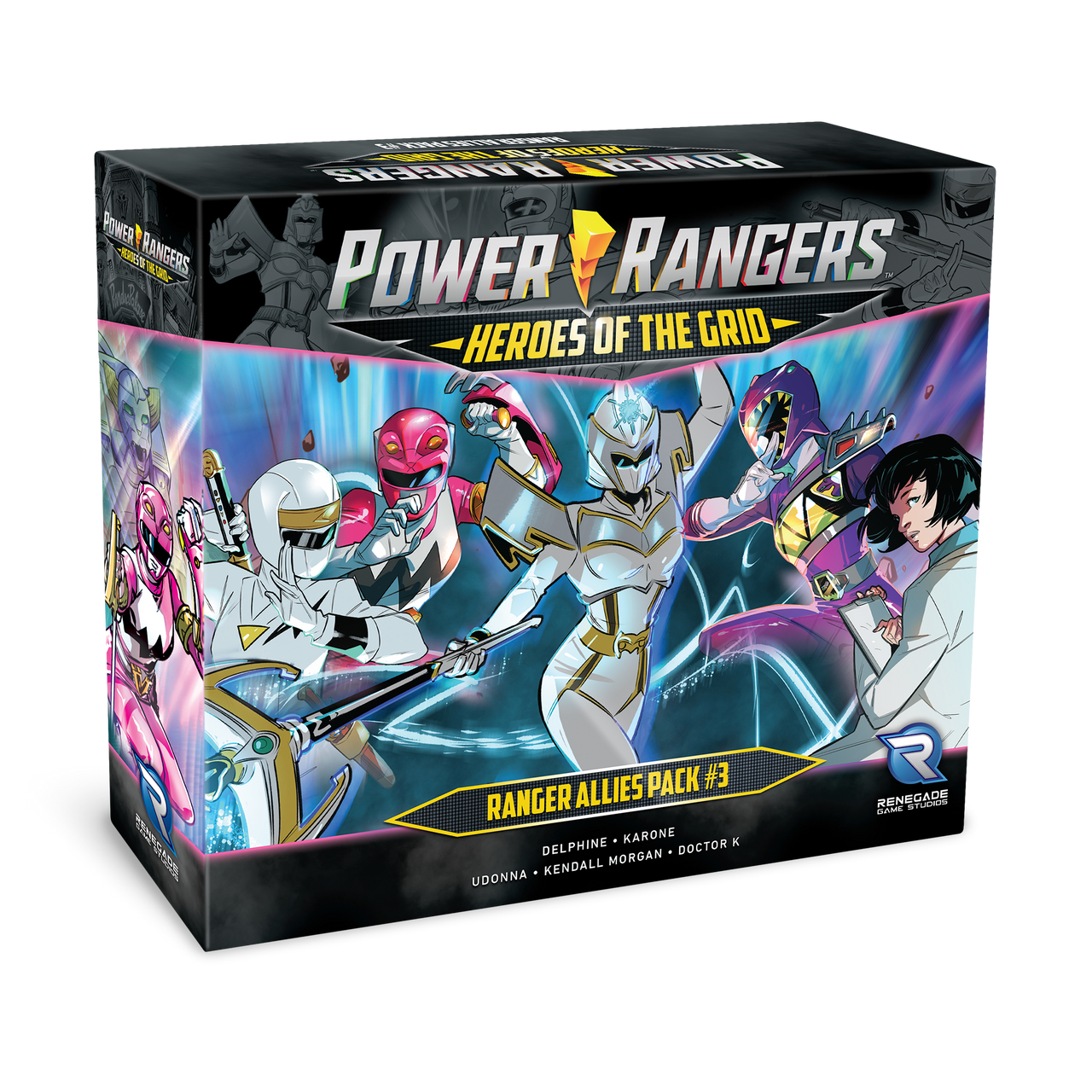 Power Rangers Heroes of the Grid: Ranger Allies Pack #3 3D Cover